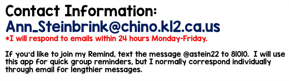 Contact info